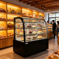 Cake Upright Showcase DG Series - Three Shelves (Curved)