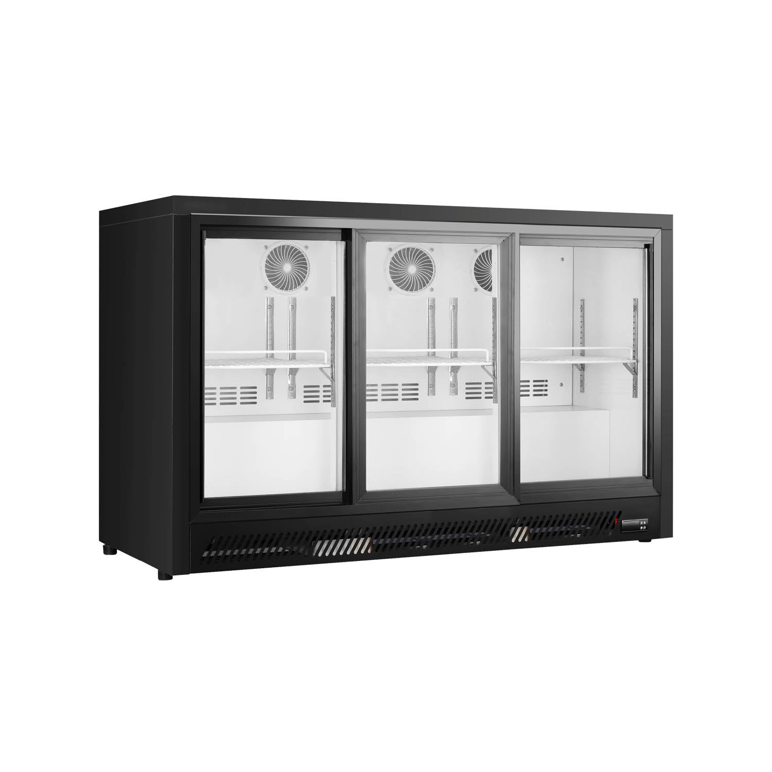 Upright Glass Door Showcase BT Ventilated Cooling Back Bar Cooler Series -  1/2/3 Doors