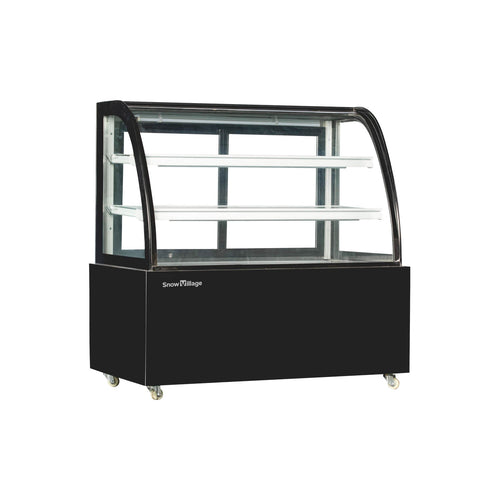 Cake Upright Showcase DG-FY Series - Curved (Two Shelves)