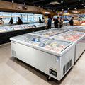 Island Freezer SD/SC Static Cooling Series - Three Sliding Doors (Straight)