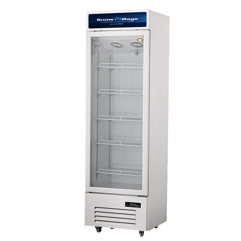 Upright Glass Door Showcase LC Ventilated Cooling Refrigerator Series - 1/2 Doors