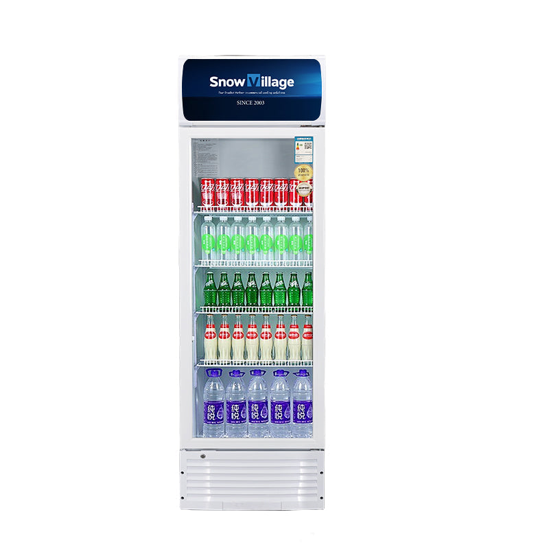 Upright Glass Door Showcase LC-A Standard Static Cooling Refrigerator Series - Single Door (Plastic Frame)