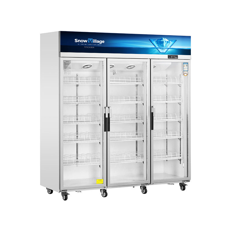 Upright Glass Door Showcase LC Standard Ventilated Cooling Refrigerator Series - 2/3 Doors